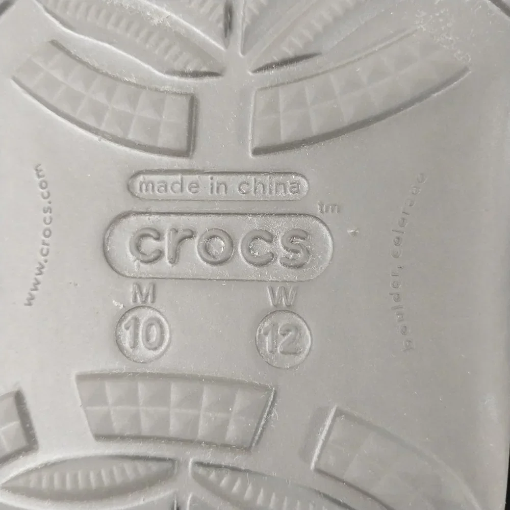 Crocs Mens 10 Womens 12 Clogs Brown Faux Fur Lined Casual Comfort Slip On Shoes - Picture 9 of 9